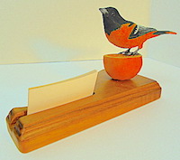 Oriole On Card Holder